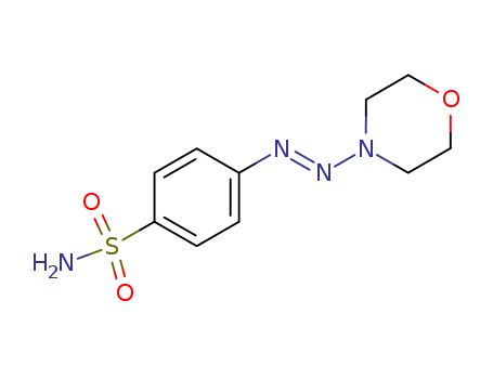 Benzenesulfonamide,4-[2-(4-morpholinyl)diazenyl]- cas  55469-80-2