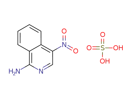 Molecular Structure of 936240-67-4 (1-amino-4-nitroisoquinoline sulfate)