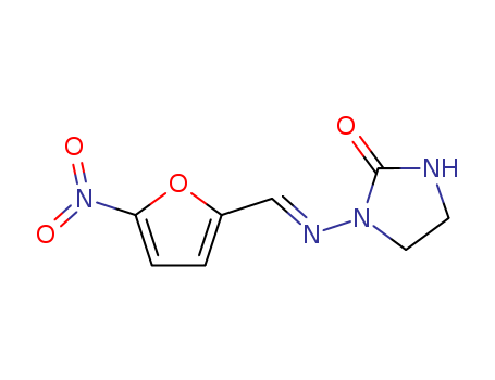 2-Imidazolidinone,1-[[(5-nitro-2-furanyl)methylene]amino]- cas  555-84-0