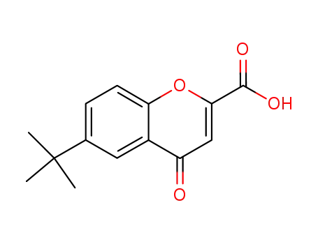 Molecular Structure of 5527-85-5 (6-TERT-BUTYLCHROMONE-2-CARBOXYLIC ACID)