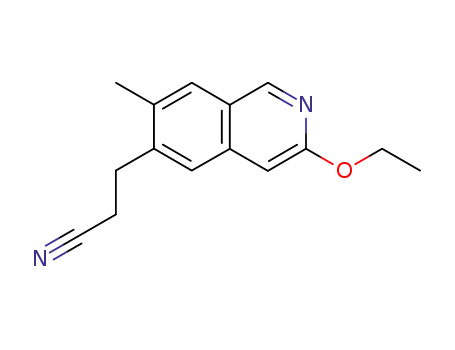 3-(3-ethoxy-7-methyl-isoquinolin-6-yl)propanenitrile