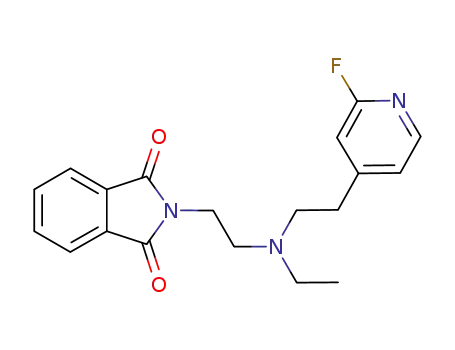 N-[2-[[N-ethyl-N-2-(2-fluoropyridin-4-yl)ethyl]amino]ethyl]phthalimide