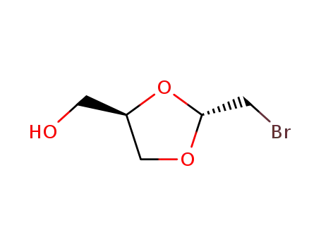 trans-4-Hydroxymethyl-2-bromomethyl-1,3-dioxolane