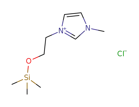 3-methyl-1-(2-trimethylsilyloxy)ethylimidazolium chloride