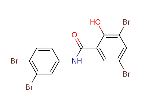 Benzamide,3,5-dibromo-N-(3,4-dibromophenyl)-2-hydroxy- cas  6149-63-9