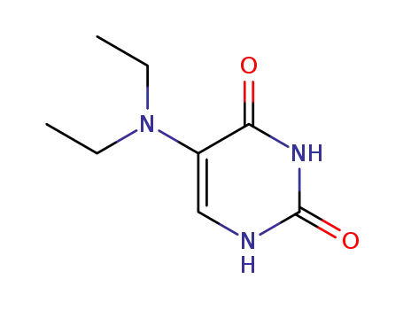 Molecular Structure of 55476-36-3 (5-(DIETHYLAMINO)URACIL)