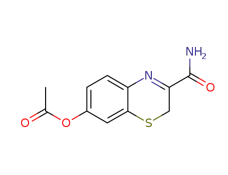 7-acetoxy-2<i>H</i>-benzo[1,4]thiazine-3-carboxylic acid amide