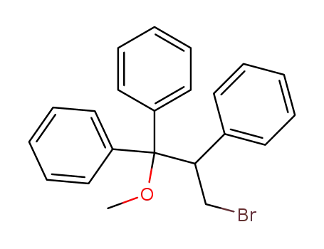 (3-ブロモ-1-メトキシ-1,1-ジフェニルプロパン-2-イル)ベンゼン