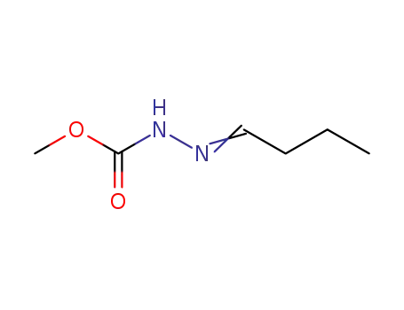 Molecular Structure of 55401-87-1 (2-Butylidenehydrazine-1-carboxylic acid methyl ester)