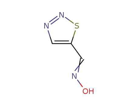 Molecular Structure of 61444-94-8 (1,2,3-thiadiazole-5-carboxaldoxime)