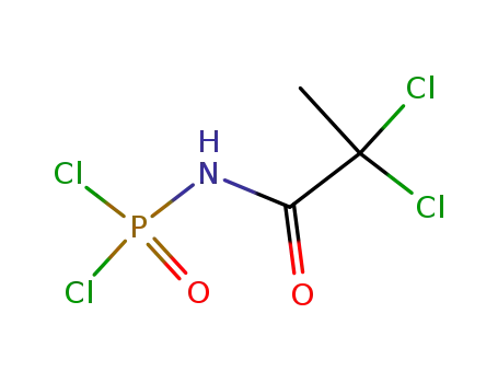 Molecular Structure of 5171-06-2 ((2,2-dichloro-propionyl)-amidophosphoryl chloride)