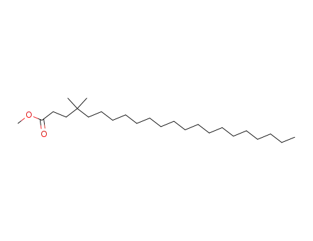 Molecular Structure of 55334-81-1 (4,4-Dimethyldocosanoic acid methyl ester)