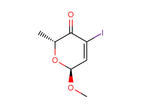 4-iodo-6-methoxy-2-methyl-2H-pyran-3(6H)-one