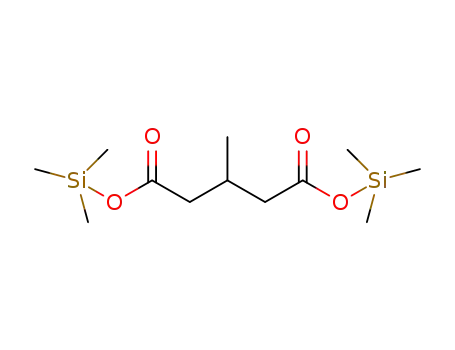 Molecular Structure of 55517-41-4 (3-Methylglutaric acid di(trimethylsilyl) ester)