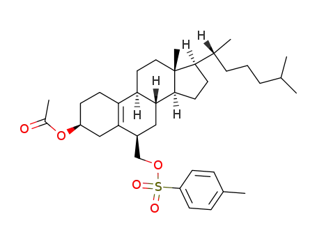 6β-p-toluenesulphonyloxymethyl-19-norcholest-5(10)-en-3β-ol acetate