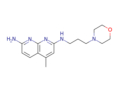 1,8-Naphthyridine-2,7-diamine,4-methyl-N2-[3-(4-morpholinyl)propyl]-