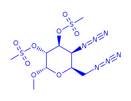 a-D-Galactopyranoside, methyl 4,6-diazido-4,6-dideoxy-,2,3-dimethanesulfonate