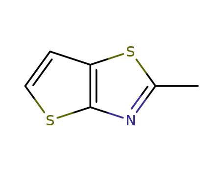 Molecular Structure of 61612-02-0 (2-Methylthieno[2,3-d]thiazole)