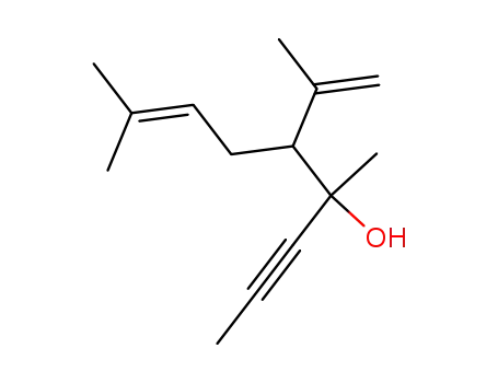 4,8-dimethyl-5-isopropenyl-7-nonen-2-yn-4-ol