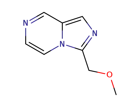 Molecular Structure of 55316-45-5 (3-(methoxymethyl)imidazo[1,5-a]pyrazine)