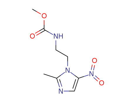 Carbamic acid,[2-(2-methyl-5-nitro-1H-imidazol-1-yl)ethyl]-, methyl ester (9CI) cas  55455-45-3
