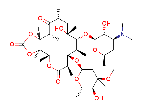 (2R,5R,6S,7S,9R,11R,13R,14R)-8-[(2S,3R,4S,6R)-4-(Dimethylamino)-3-hydroxy-6-methyloxan-2-yl]oxy-2-ethyl-9-hydroxy-6-[(2R,4R,5S,6S)-5-hydroxy-4-methoxy-4,6-dimethyloxan-2-yl]oxy-1,5,7,9,11,13-hexamethy
