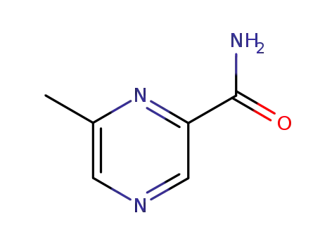 Molecular Structure of 5521-62-0 (6-METHYLPYRAZINE-2-CARBOXAMIDE)