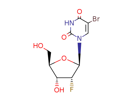 5-Bromo-1-(2-fluoro-2-deoxyribofuranosyl)uracil