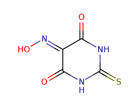 4,5,6(1H)-Pyrimidinetrione,dihydro-2-thioxo-, 5-oxime