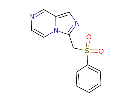 Imidazo[1,5-a]pyrazine,3-[(phenylsulfonyl)methyl]- cas  55316-53-5