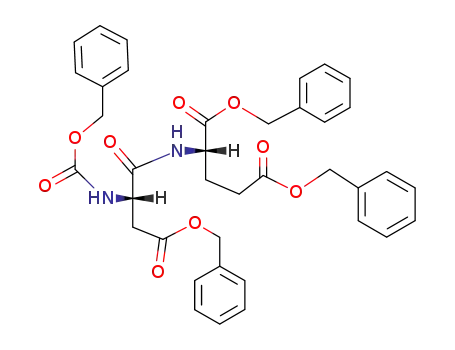 Molecular Structure of 104870-27-1 (<i>N</i>-(<i>O</i>-benzyl-<i>N</i>-benzyloxycarbonyl-L-α-aspartyl)-L-glutamic acid dibenzyl ester)
