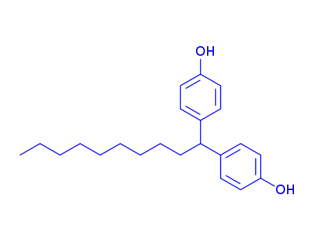 Molecular Structure of 61593-21-3 (4,4'-decylidenebisphenol)