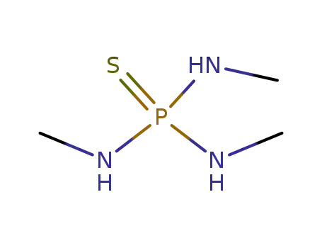 Molecular Structure of 6141-78-2 (tris(methylamido)thiophosphorus)