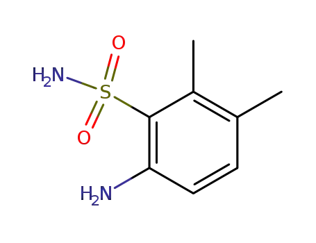 벤젠 술폰 아미드, 6- 아미노 -2,3- 디메틸-(9CI)