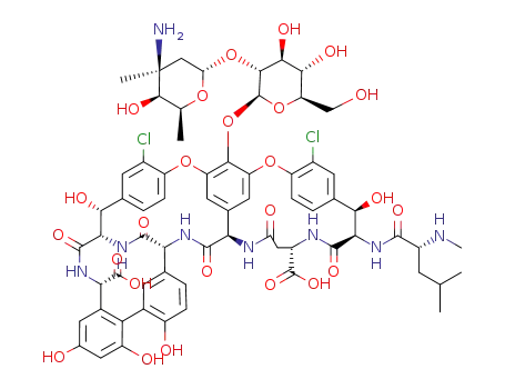 Molecular Structure of 55598-85-1 (VancoMycin CDP-1)