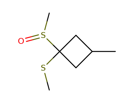 3-methyl-1-(methylsulfinyl)-1-(methylthio)cyclobutane