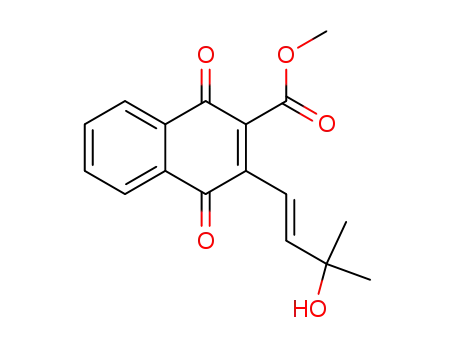 2-Naphthalenecarboxylic acid,
1,4-dihydro-3-[(1E)-3-hydroxy-3-methyl-1-butenyl]-1,4-dioxo-, methyl
ester