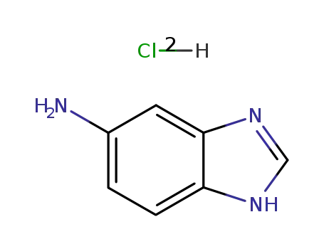 Molecular Structure of 55299-95-1 (5-Aminobenzimidazole)