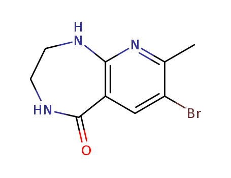 5H-Pyrido[2,3-e]-1,4-diazepin-5-one,7-bromo-1,2,3,4-tetrahydro-8-methyl-