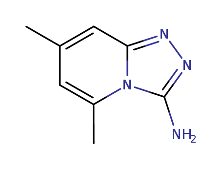 1,2,4-Triazolo[4,3-a]pyridin-3-amine,5,7-dimethyl- cas  5528-61-0