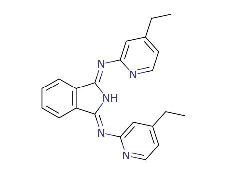 1H-Isoindol-3-amine,N-(4-ethyl-2-pyridinyl)-1-[(4-ethyl-2-pyridinyl)imino]- cas  61702-05-4