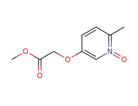 Acetic acid, [(6-methyl-1-oxido-3-pyridinyl)oxy]-, methyl ester (9CI)