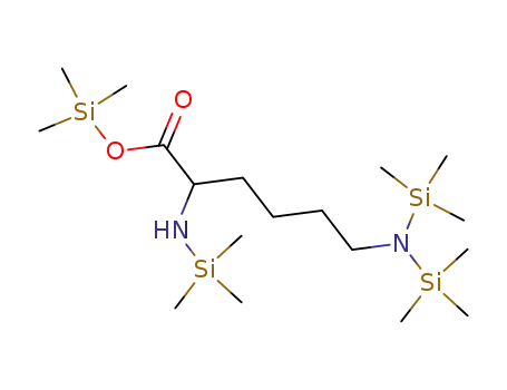 Molecular Structure of 55429-07-7 (N2,N6,N6-Tris(trimethylsilyl)-L-lysine trimethylsilyl ester)