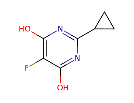 2-Cyclopropyl-5-fluoropyrimidine-4,6-diol