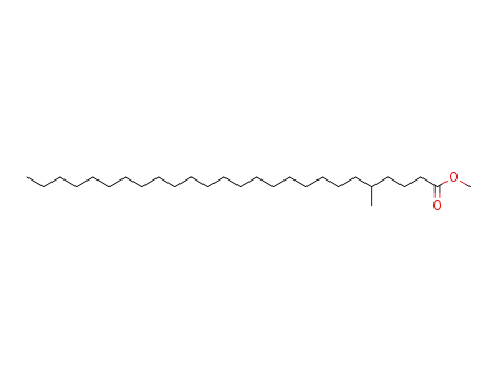 Molecular Structure of 55335-02-9 (5-Methylhexacosanoic acid methyl ester)