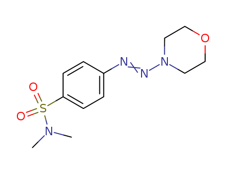 Benzenesulfonamide,N,N-dimethyl-4-[2-(4-morpholinyl)diazenyl]- cas  55469-82-4