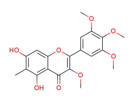 5,7-dihydroxy-3-methoxy-6-methyl-2-(3,4,5-trimethoxy-phenyl)-chromen-4-one