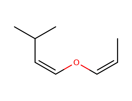Molecular Structure of 61463-35-2 (1-Butene, 3-methyl-1-(1-propenyloxy)-, (Z,Z)-)