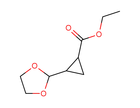 2-carbethoxy-1-cyclopropanecarboxaldehyde ethylene acetal
