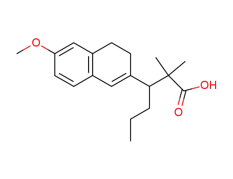 3-(6-メトキシ-3,4-ジヒドロナフタレン-2-イル)-2,2-ジメチルヘキサン酸